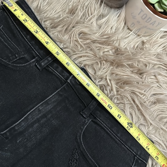 AE Hi Rise Shortie-Super Super Stretch-Black with Lace Embellishment-6-73 Cotton - Picture 5 of 14